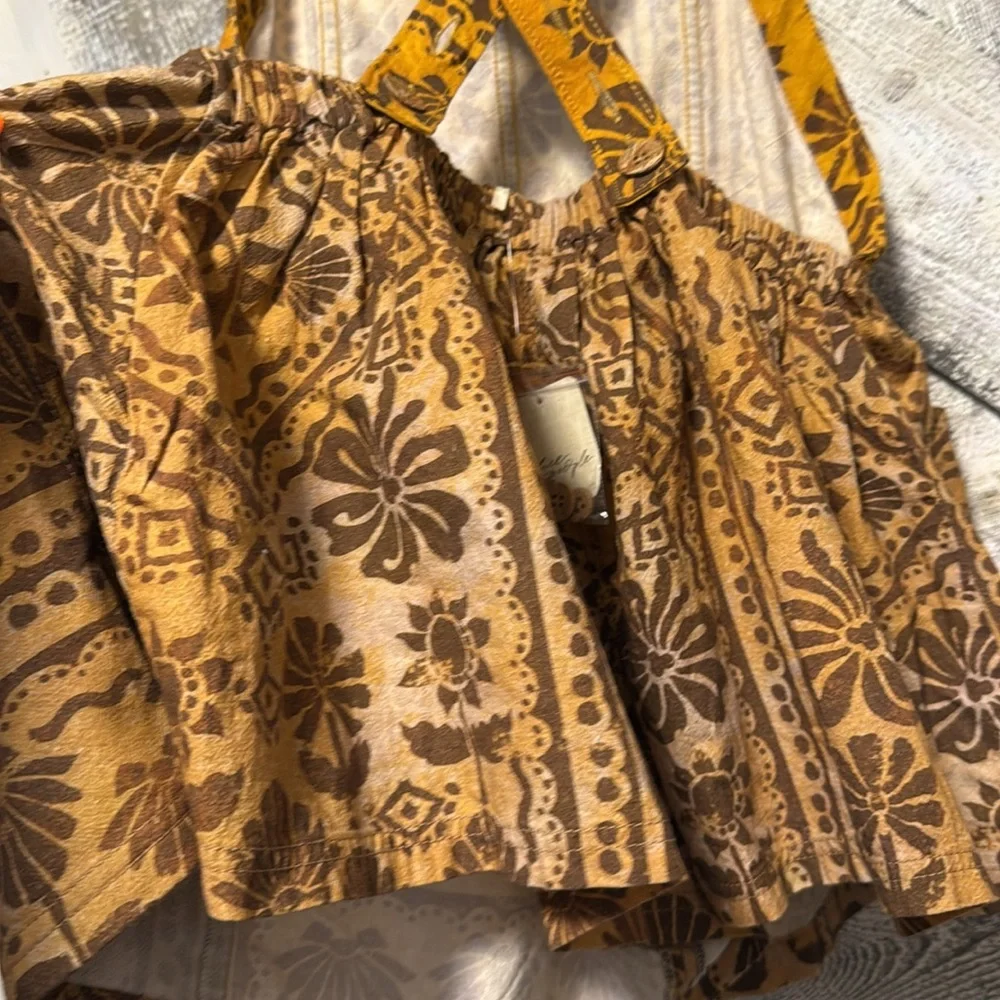 FREE PEOPLE Palm Bay Printed Shortails - Picture 6 of 9